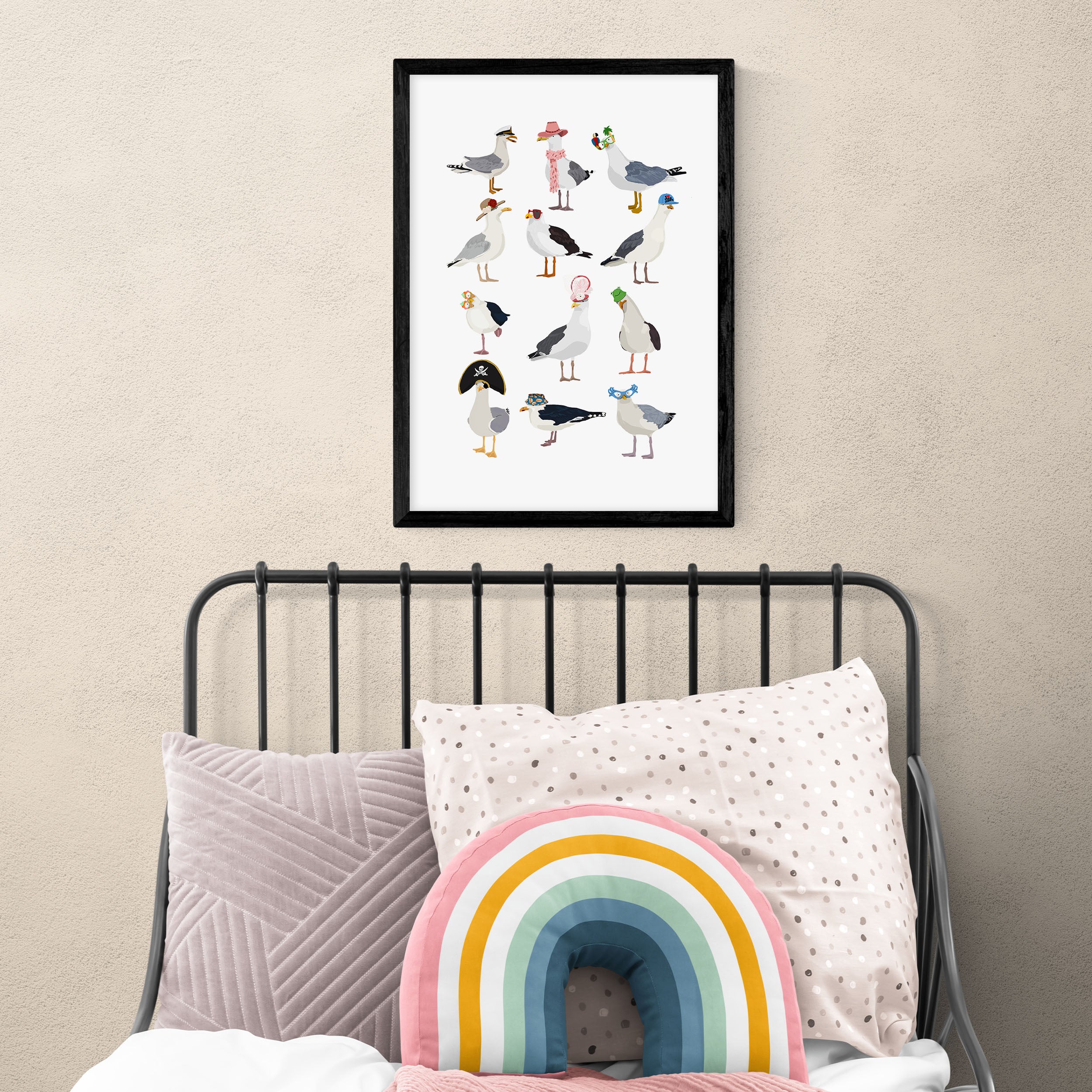 East End Prints Seagulls Print MultiColoured Price Comparisons | Compare The Build