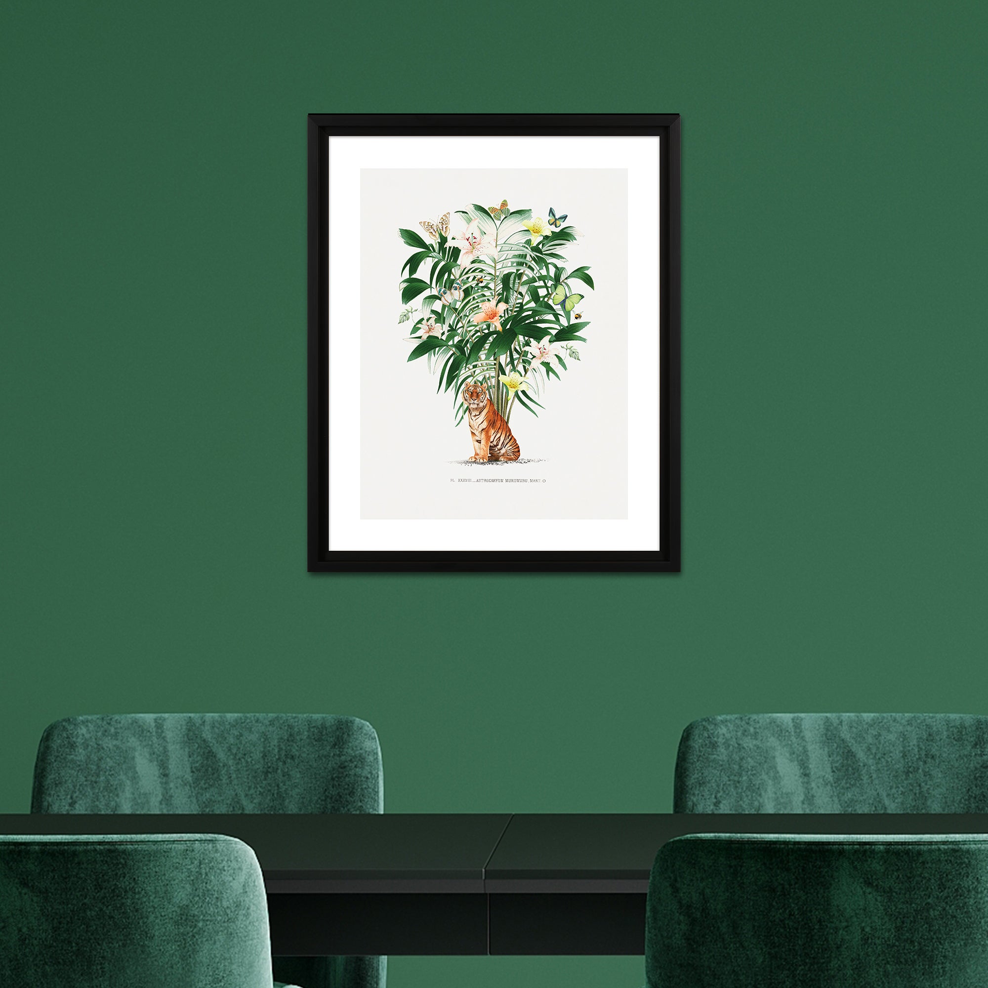 The Art Group Tiger Palm Framed Print Green Price Comparisons | Compare The Build