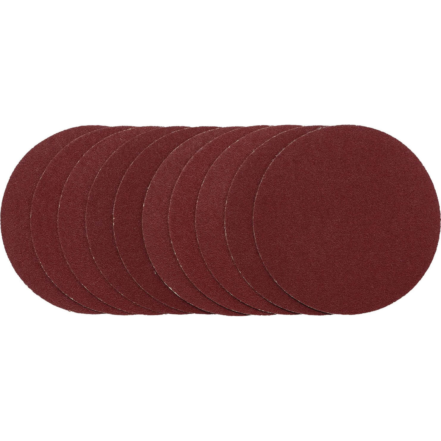 Draper Unpunched Hook and Loop Sanding Discs 125mm 125mm 80g Pack of 10 Price Comparisons | Compare The Build