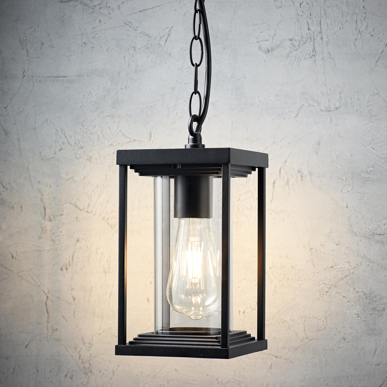 Black Lantern Outdoor Pendant Light Price Comparisons | Compare The Build