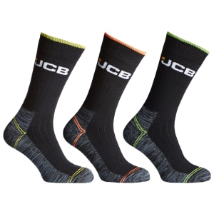 JCB JCBX000093 High-Vis Boot Socks Pack of 3 Size 6 - 11 Price Comparisons | Compare The Build