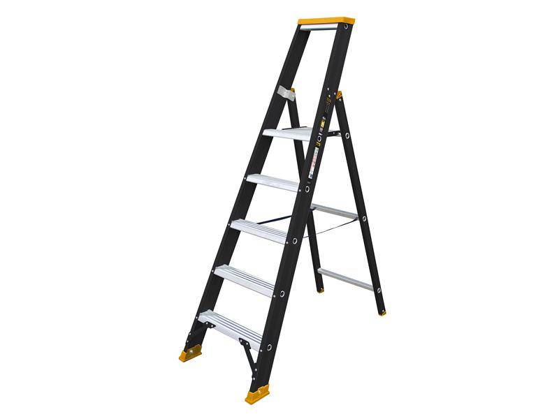 DEWALT Ladders DWLDXLD115E Professional Single Stepladder, 1.25m 5 Rungs Price Comparisons | Compare The Build