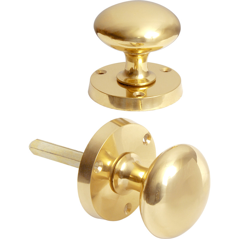 Victorian Mortice Knob Brass (Pair) in Gold Price Comparisons | Compare The Build