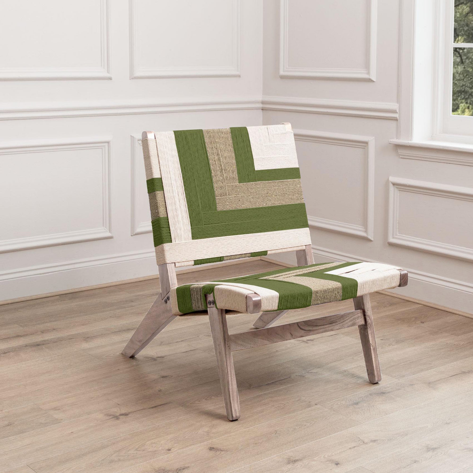 Ballari Woven Chair Olive Price Comparisons | Compare The Build