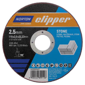 Norton Clipper Stone Cutting Disc - 115mm Price Comparisons | Compare The Build