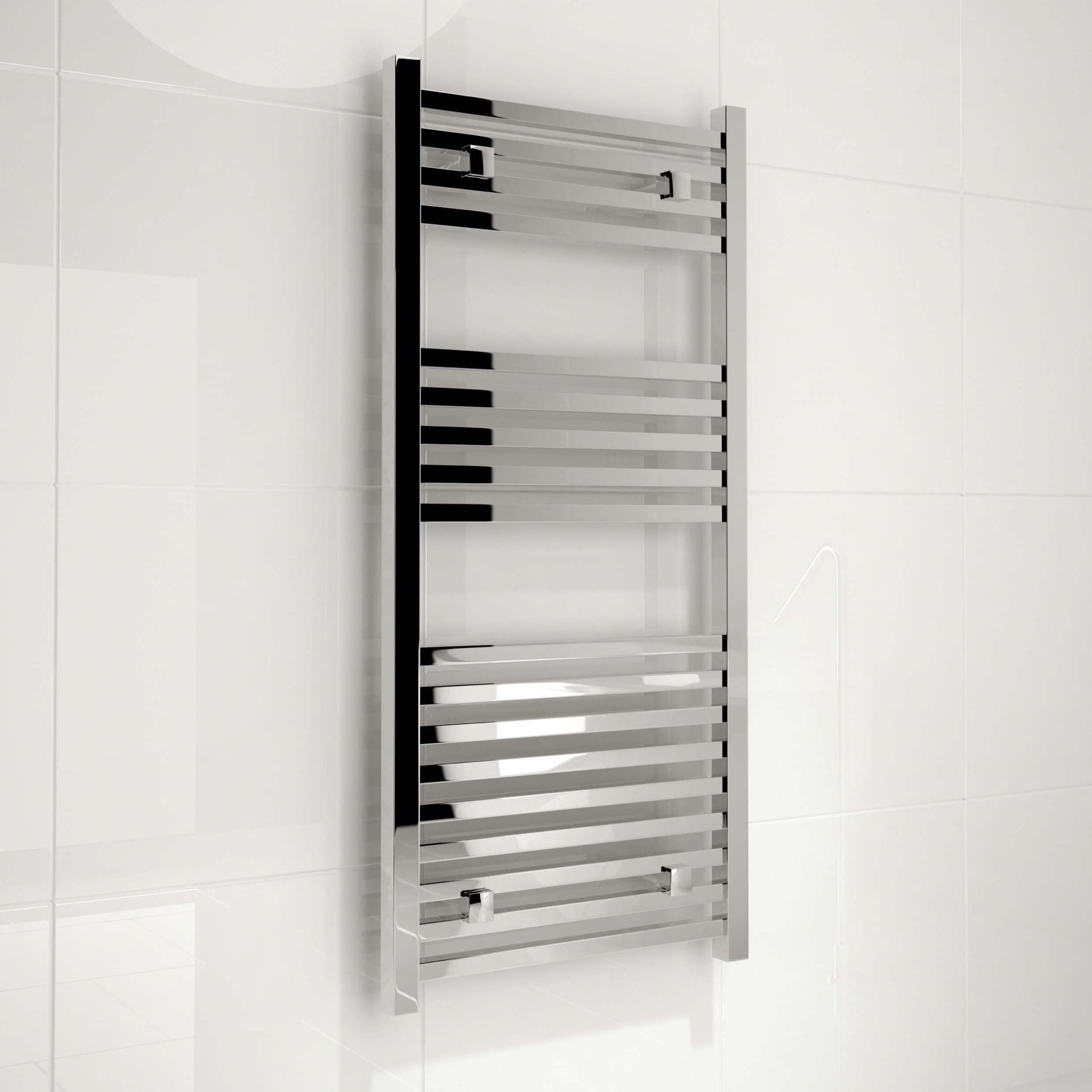 Kudox Sevilla 289W Silver Towel Heater (H)974mm (W)450mm Price Comparisons | Compare The Build