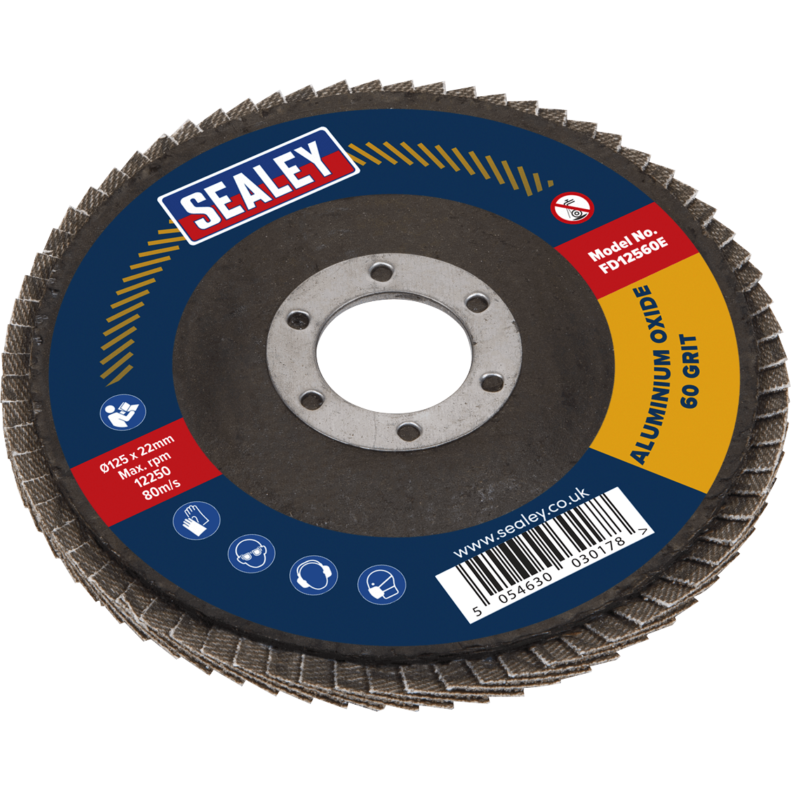 Sealey Aluminium Abrasive Flap Disc 125mm 60g | Compare The Build