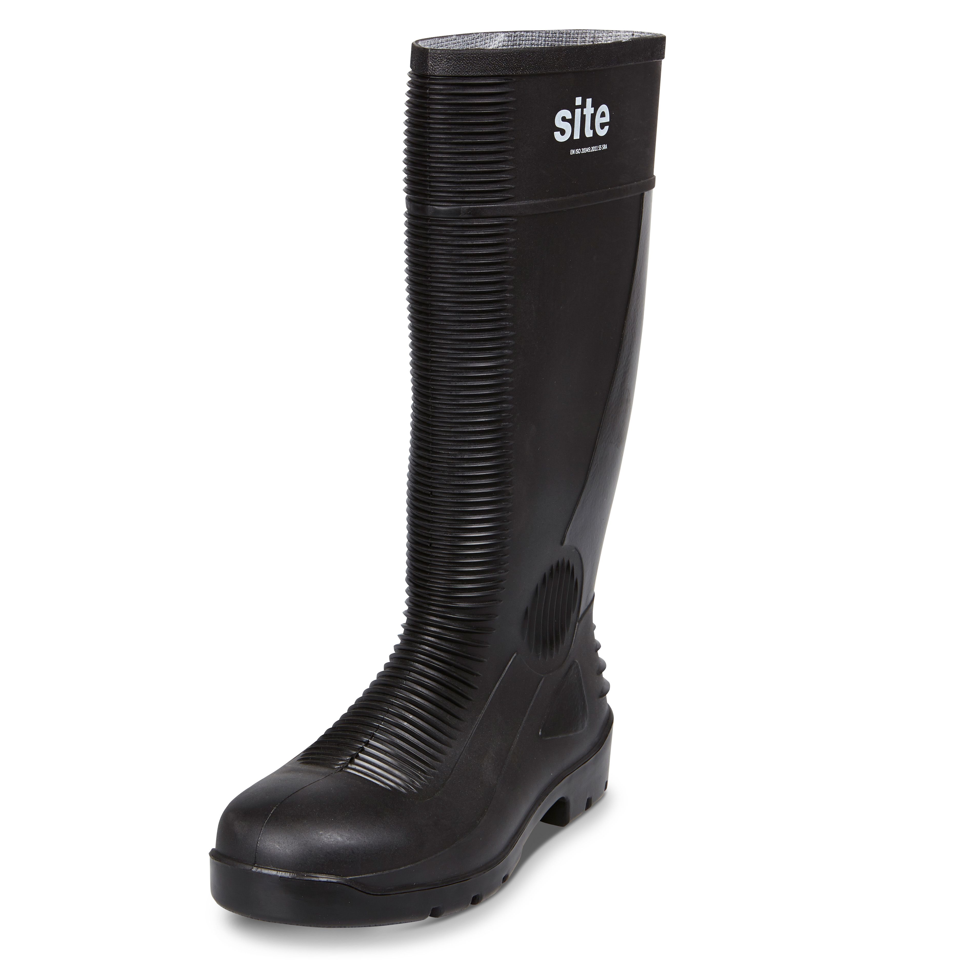 Site Trench Black Safety Wellington Boots, Size 12 Price Comparisons | Compare The Build
