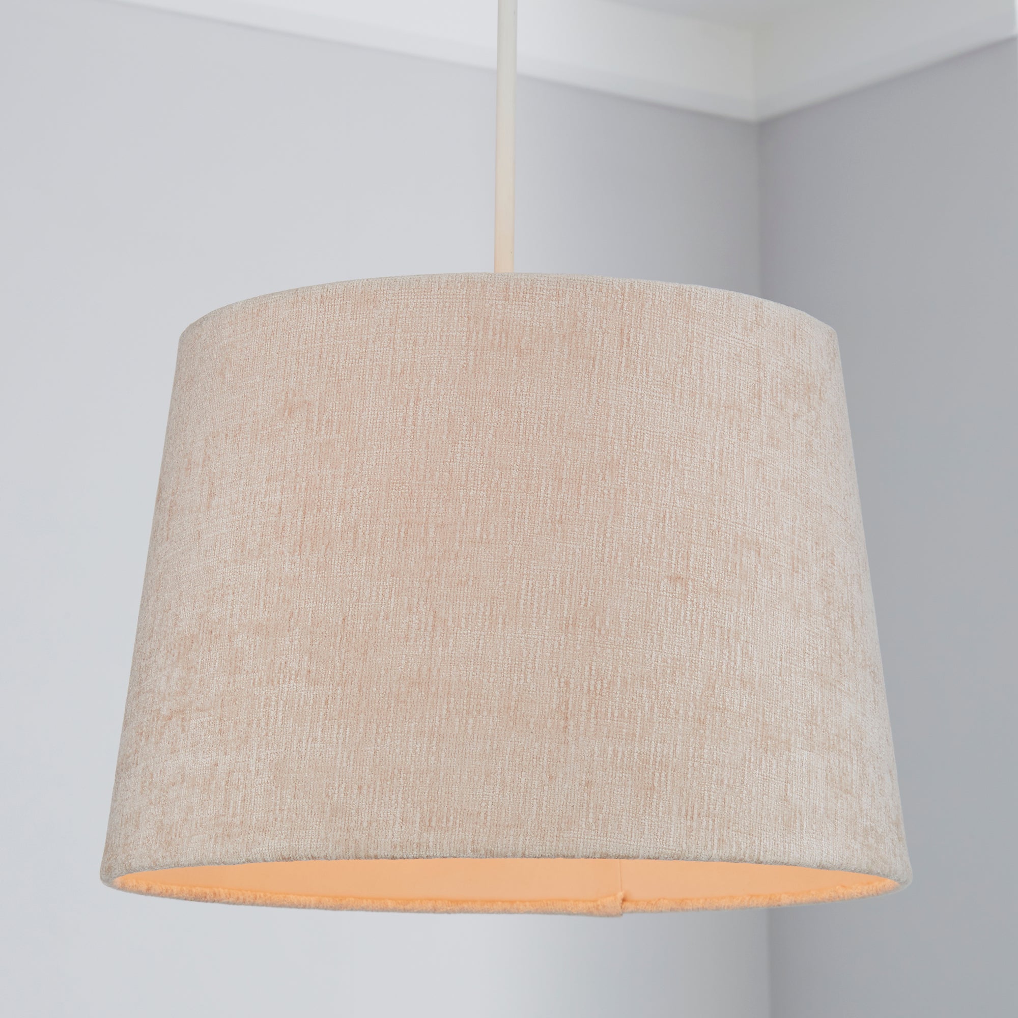 Mons Chenille Lamp Shade 31cm Natural Natural Price Comparisons | Compare The Build