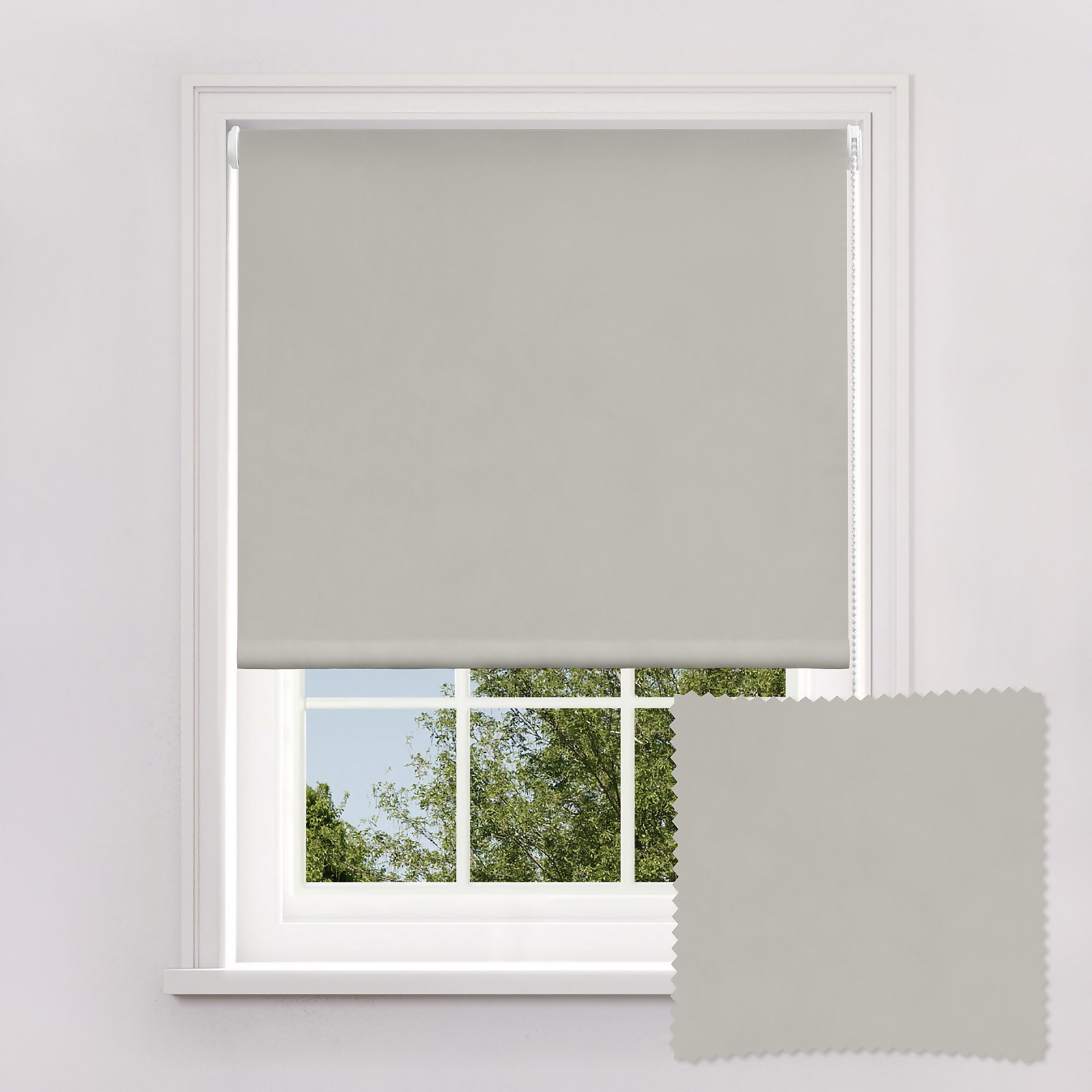 Grey Blackout Roller Blind - 120cm Price Comparisons | Compare The Build
