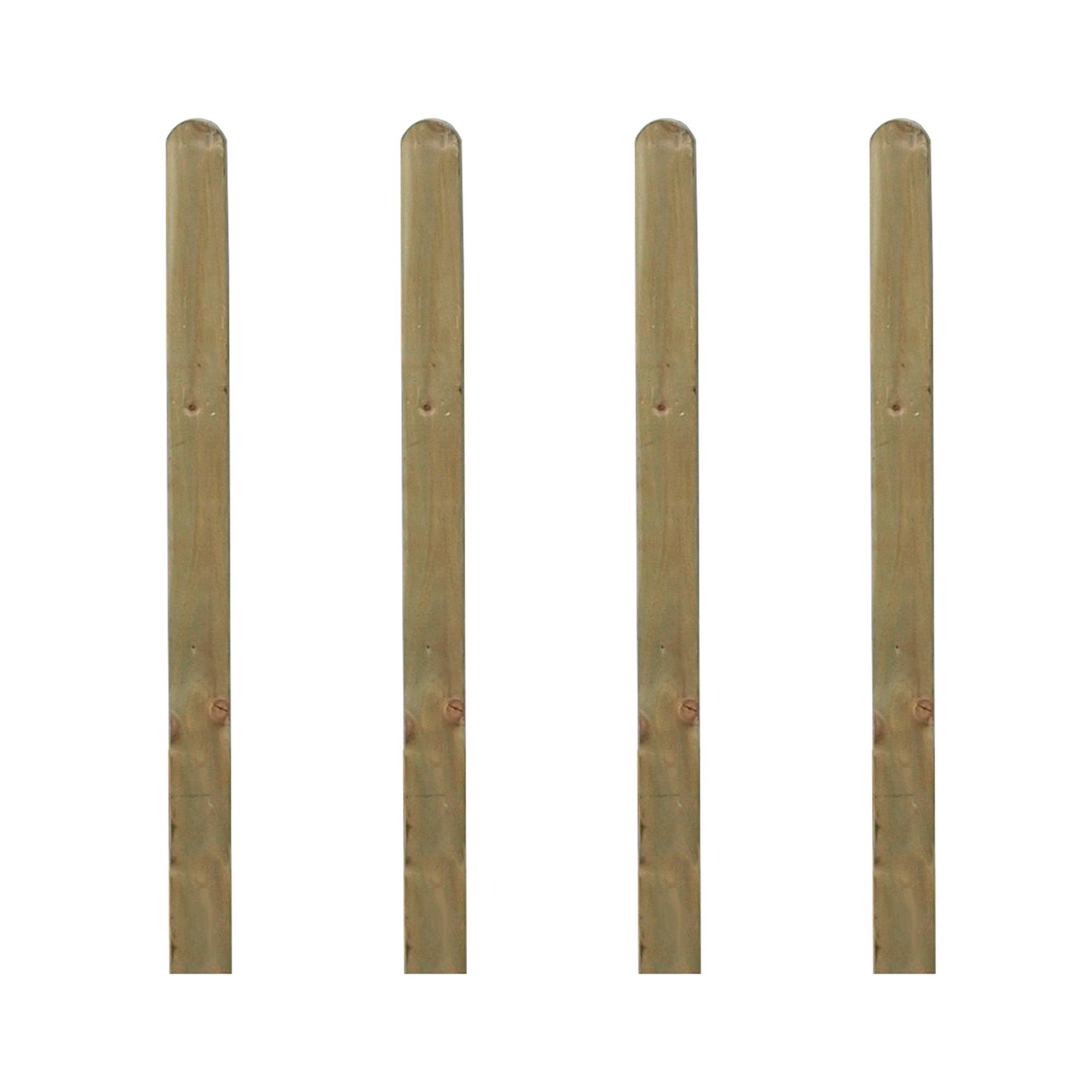 Grange Pine Palisade Post (H)1.5M (W)70mm, Pack Of 4 Price Comparisons | Compare The Build