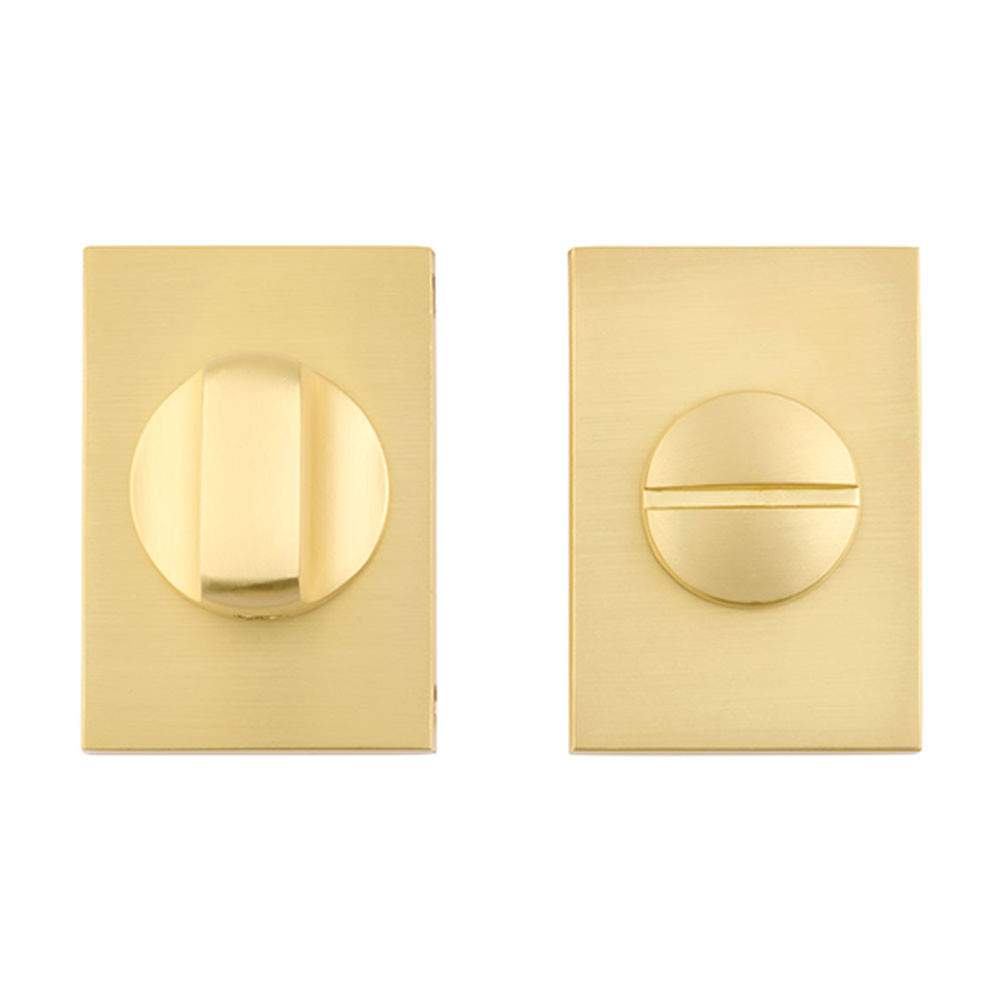 Deanta Slim Rectangle Thumbturn Lock - Satin Brass DHRECTTLSB Price Comparisons | Compare The Build