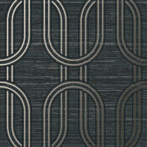 Boutique Indulgent Geo Onyx Wallpaper - 10m x 52cm Price Comparisons | Compare The Build