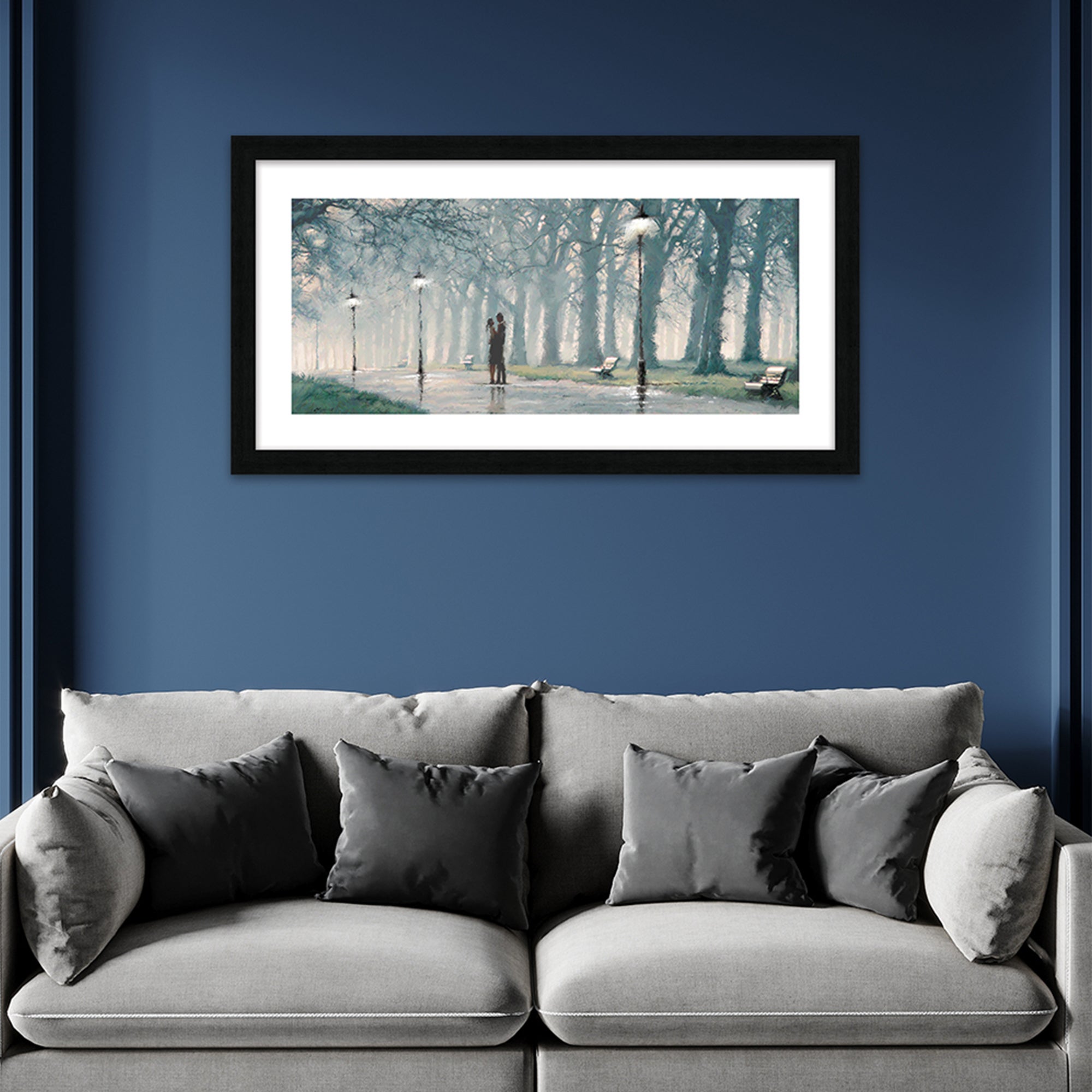 The Art Group Evening Mist Framed Print MultiColoured Price Comparisons | Compare The Build