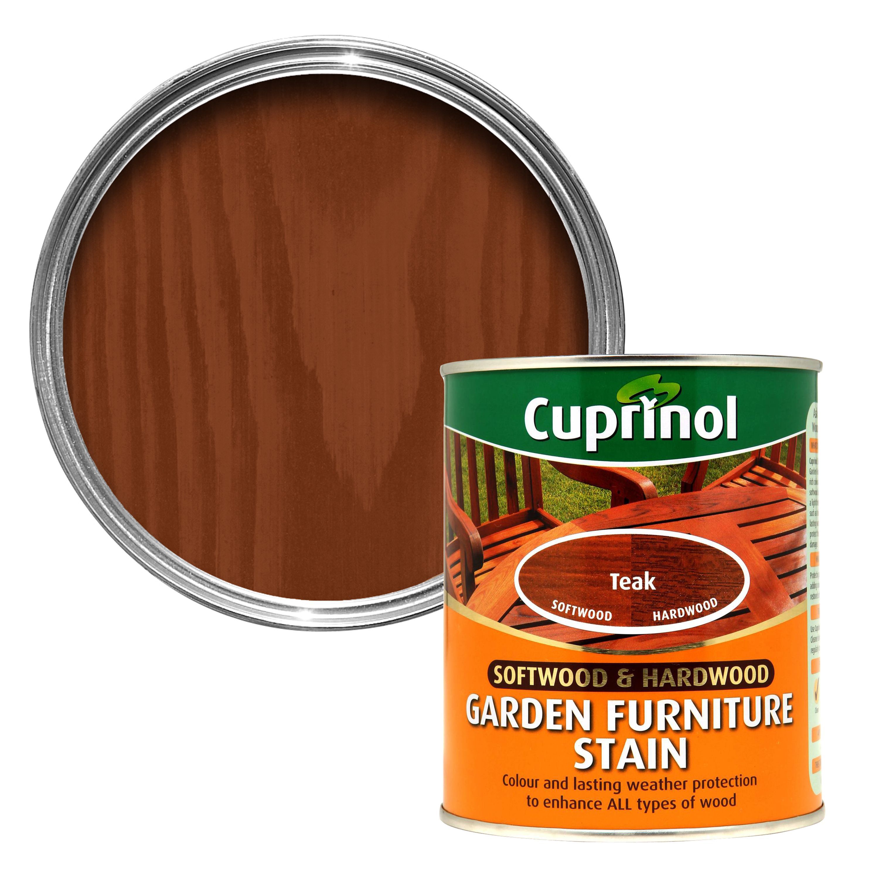 Cuprinol Softwood & Hardwood Teak Furniture Wood Stain, 750Ml Price Comparisons | Compare The Build