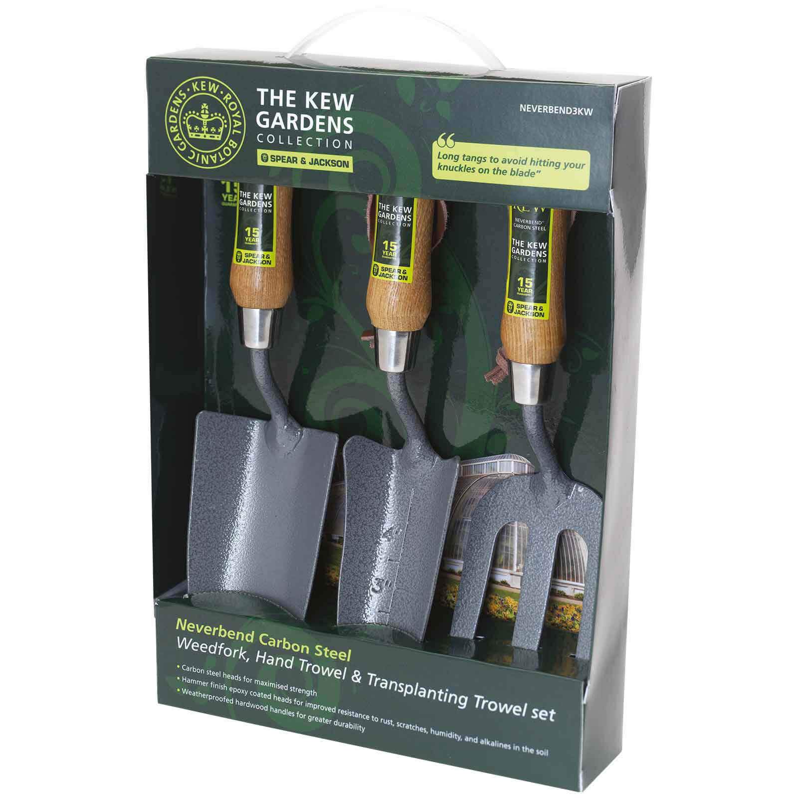 Kew Gardens Neverbend 3 Piece Carbon Steel Garden Hand Tool Set | Compare The Build