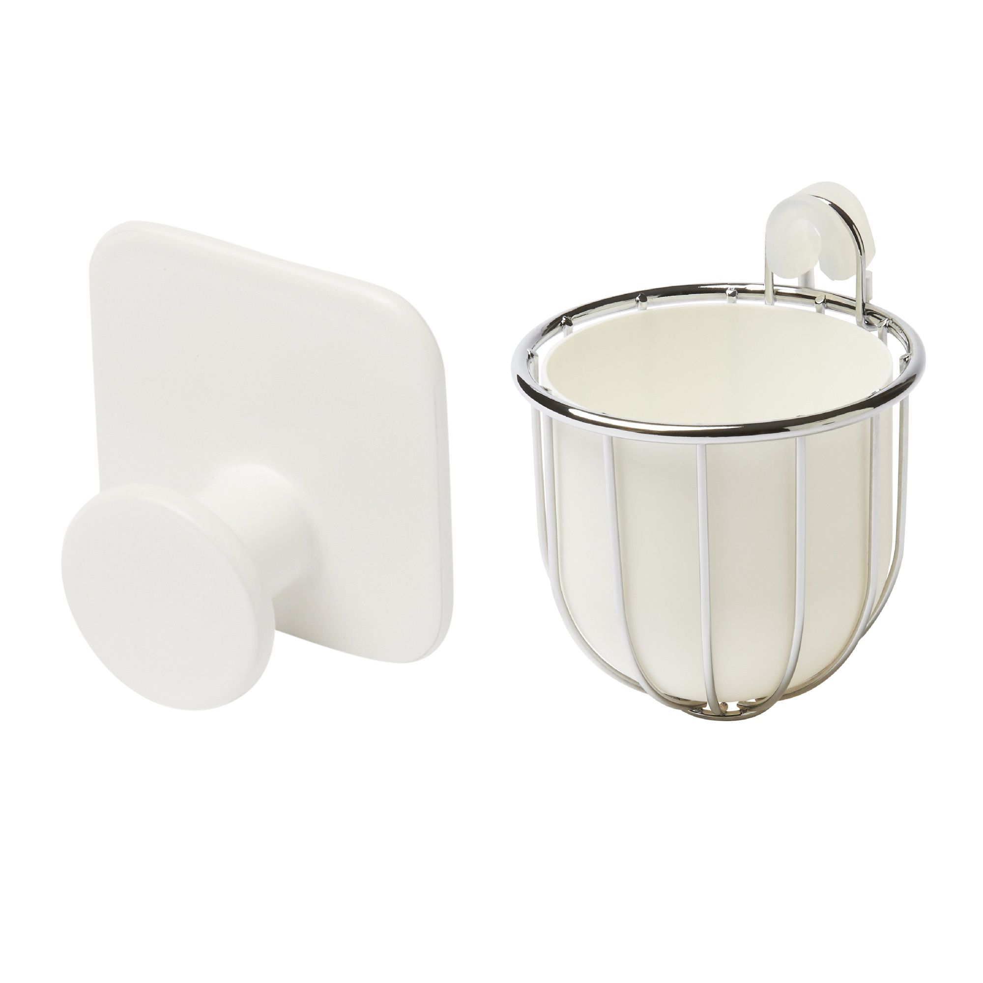 GoodHome Koros White & Chrome Effect Silver Effect Bathroom Accessory Set Price Comparisons | Compare The Build