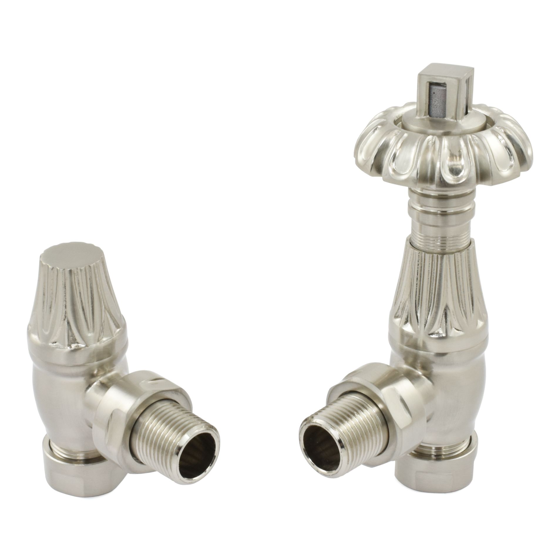 West Thermostatic Valves, Poppy, Nickel Angled - 8mm Price Comparisons | Compare The Build