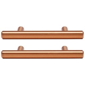 T Bar Cabinet Handle Rose Gold 115mm - Pack of 2 Price Comparisons | Compare The Build