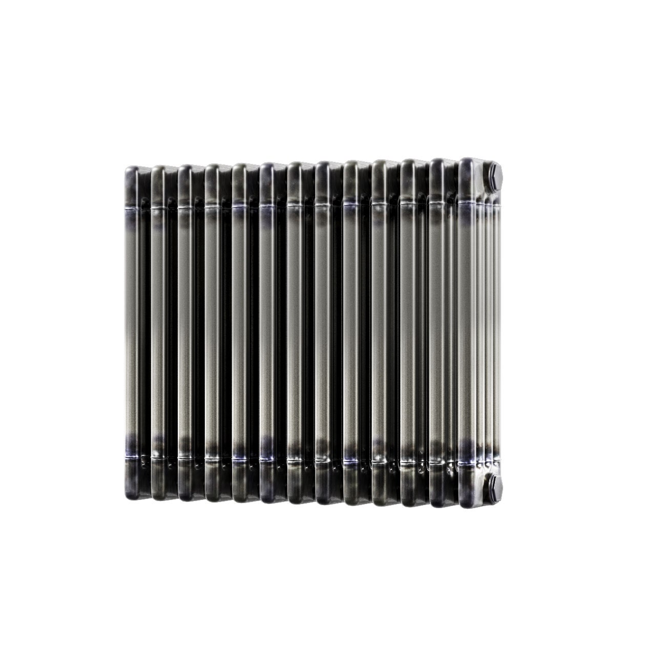 Trade Direct 4 Column Horizontal Radiator, Raw Metal, 500mm x 592mm Price Comparisons | Compare The Build