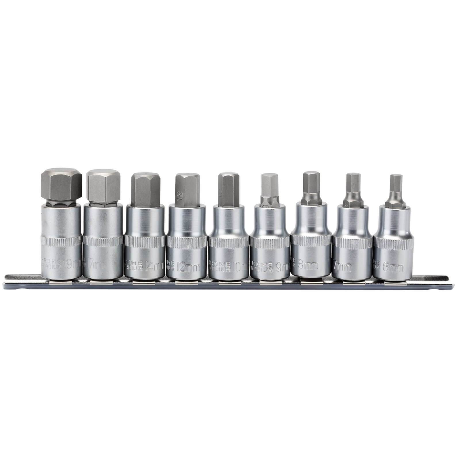 Draper 9 Piece 1/2" Drive Hexagon Socket Bit Set 1/2" 55mm Price Comparisons | Compare The Build