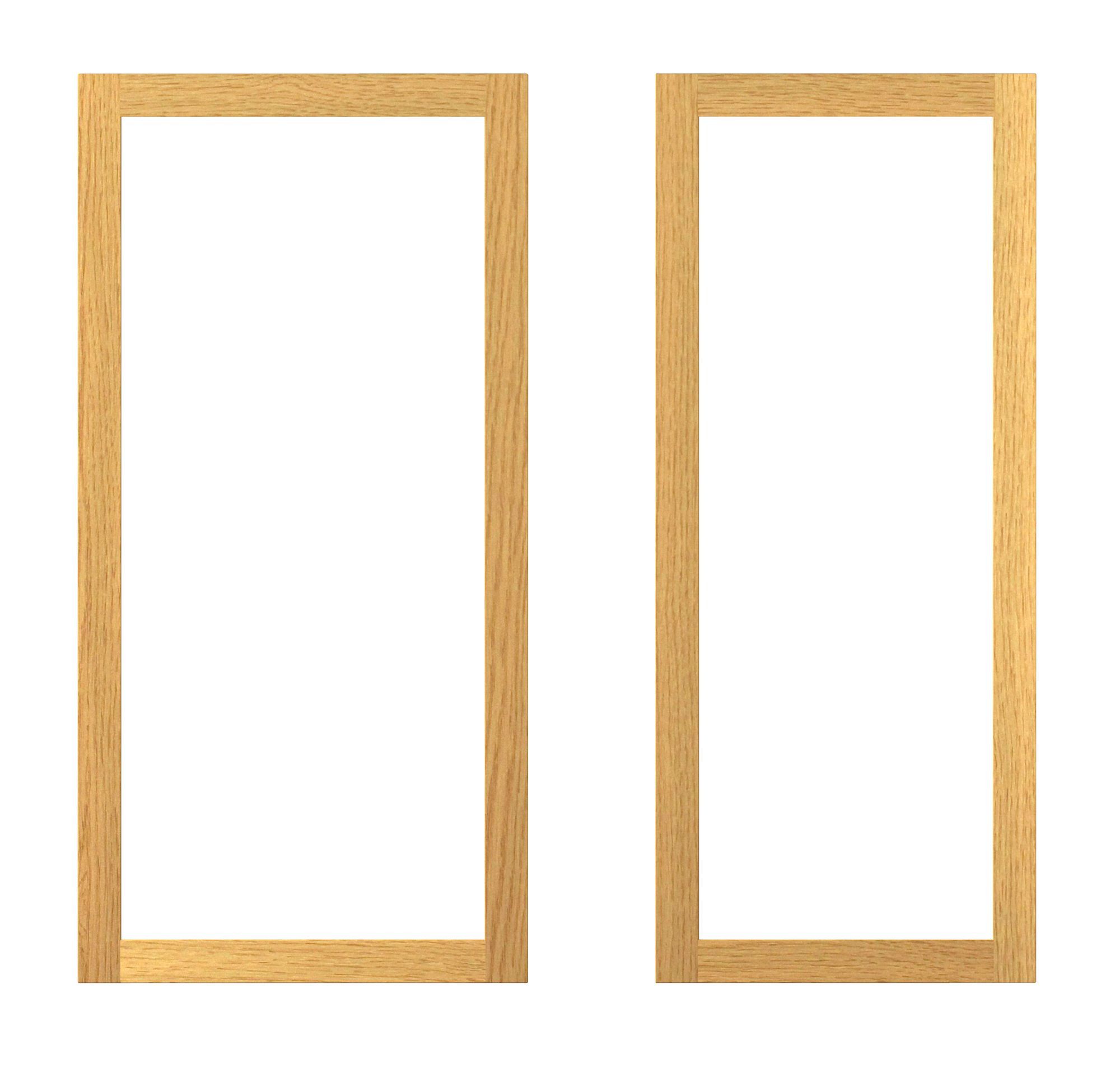 It Kitchens Oak Style Shaker Oak Effect Open Wall Unit, (W)300mm Price Comparisons | Compare The Build
