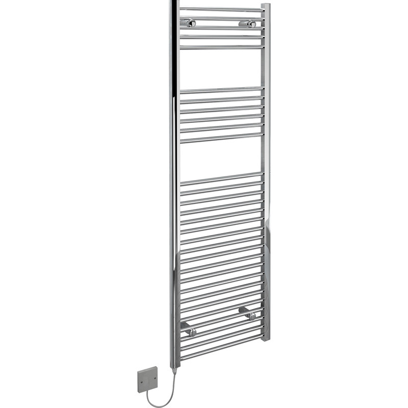 Kudox 400W Electric Silver Towel Warmer (H)1500mm (W)500mm Price Comparisons | Compare The Build