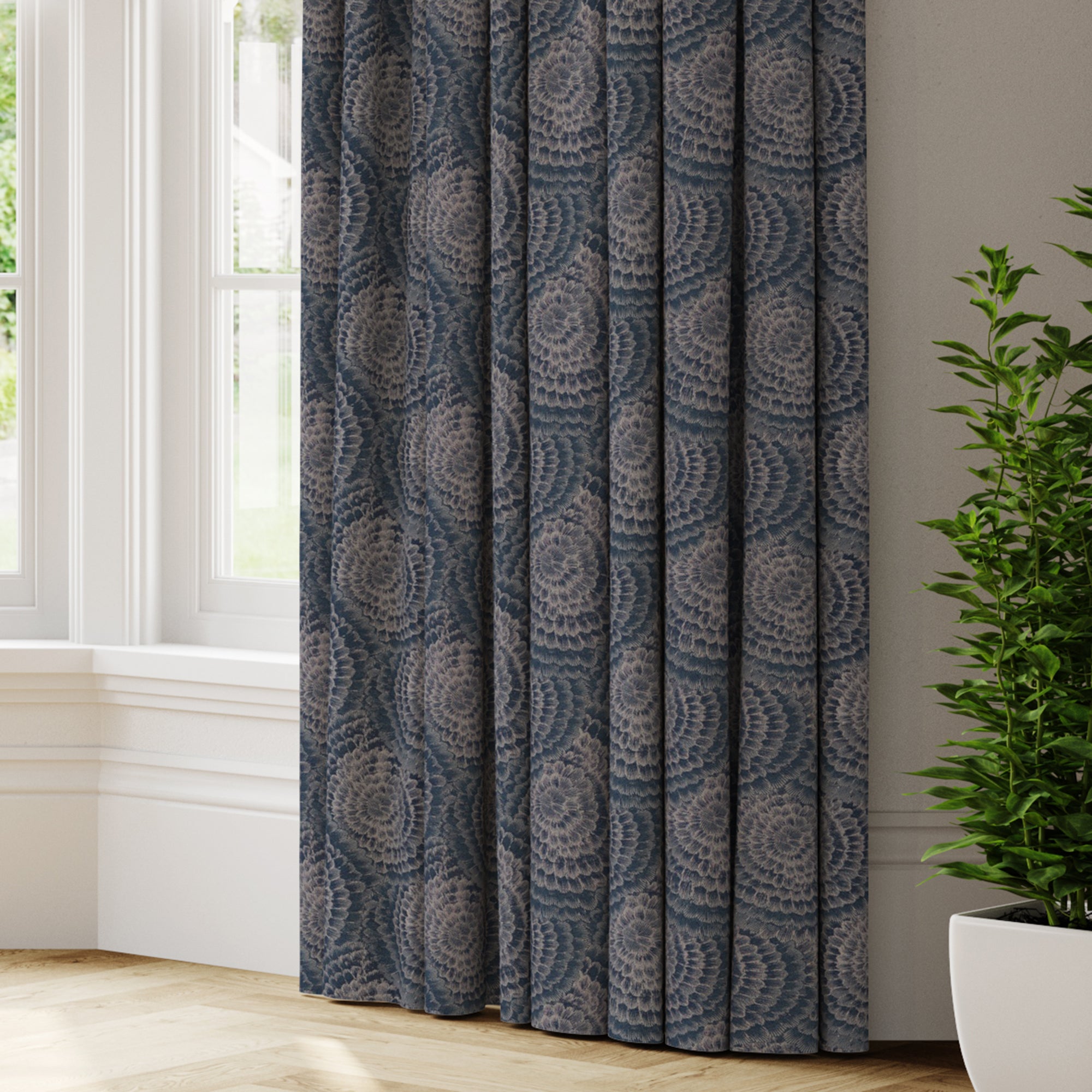 Sheldon Made to Measure Curtains blue Price Comparisons | Compare The Build