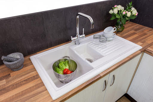 Reginox White Ceramic Inset 1.5 Kitchen Sink With Waste RL301CW Price Comparisons | Compare The Build