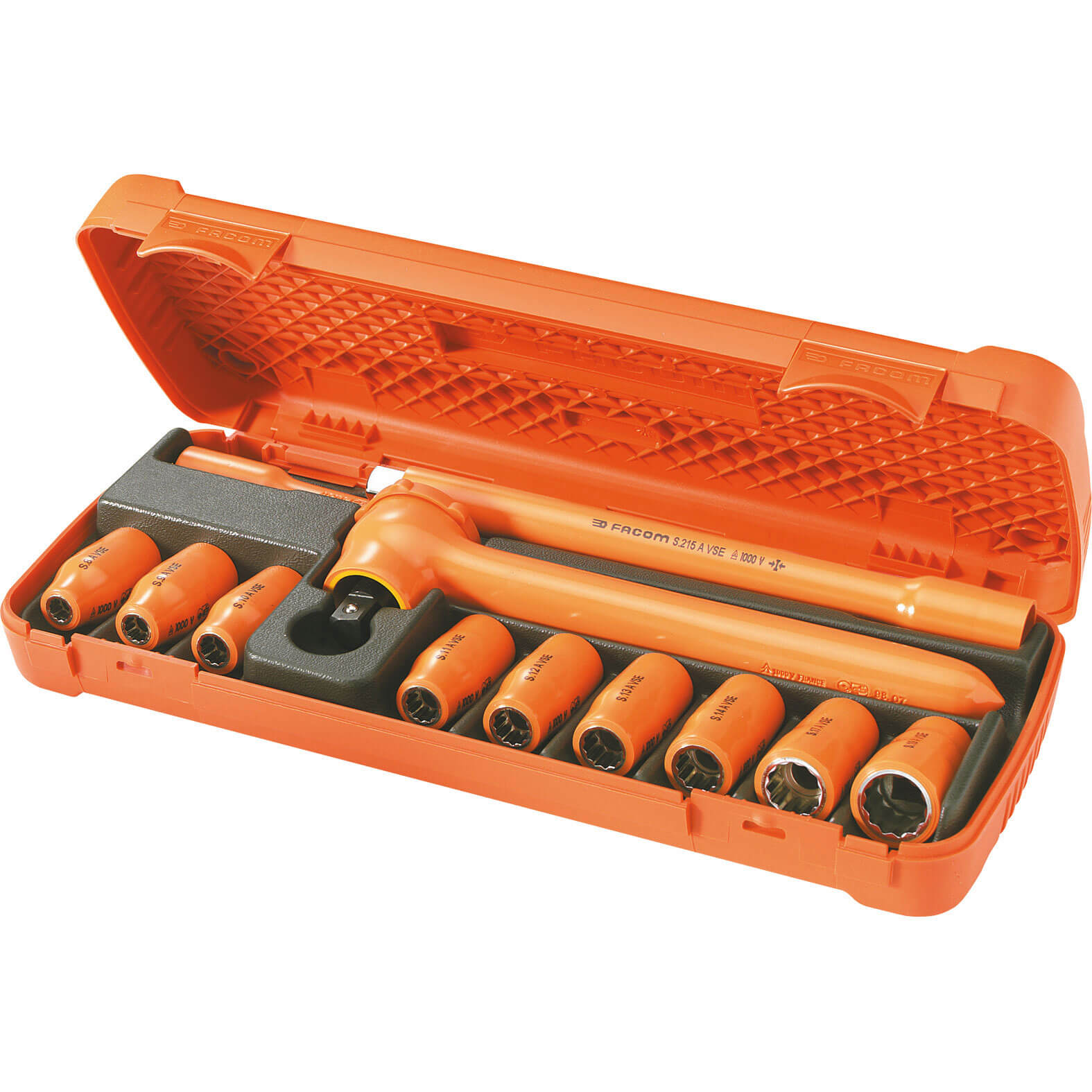 Facom VSE Series 12 Piece 1/2" Drive Insulated Bi Hexagon Socket Set Metric 1/2" Price Comparisons | Compare The Build