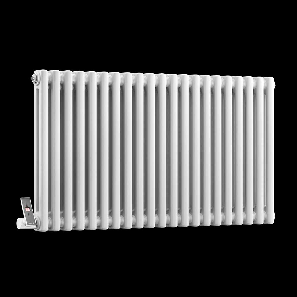 DQ Modus 2 Column Horizontal Radiator, White, 600mm x 692mm (Electric) Price Comparisons | Compare The Build