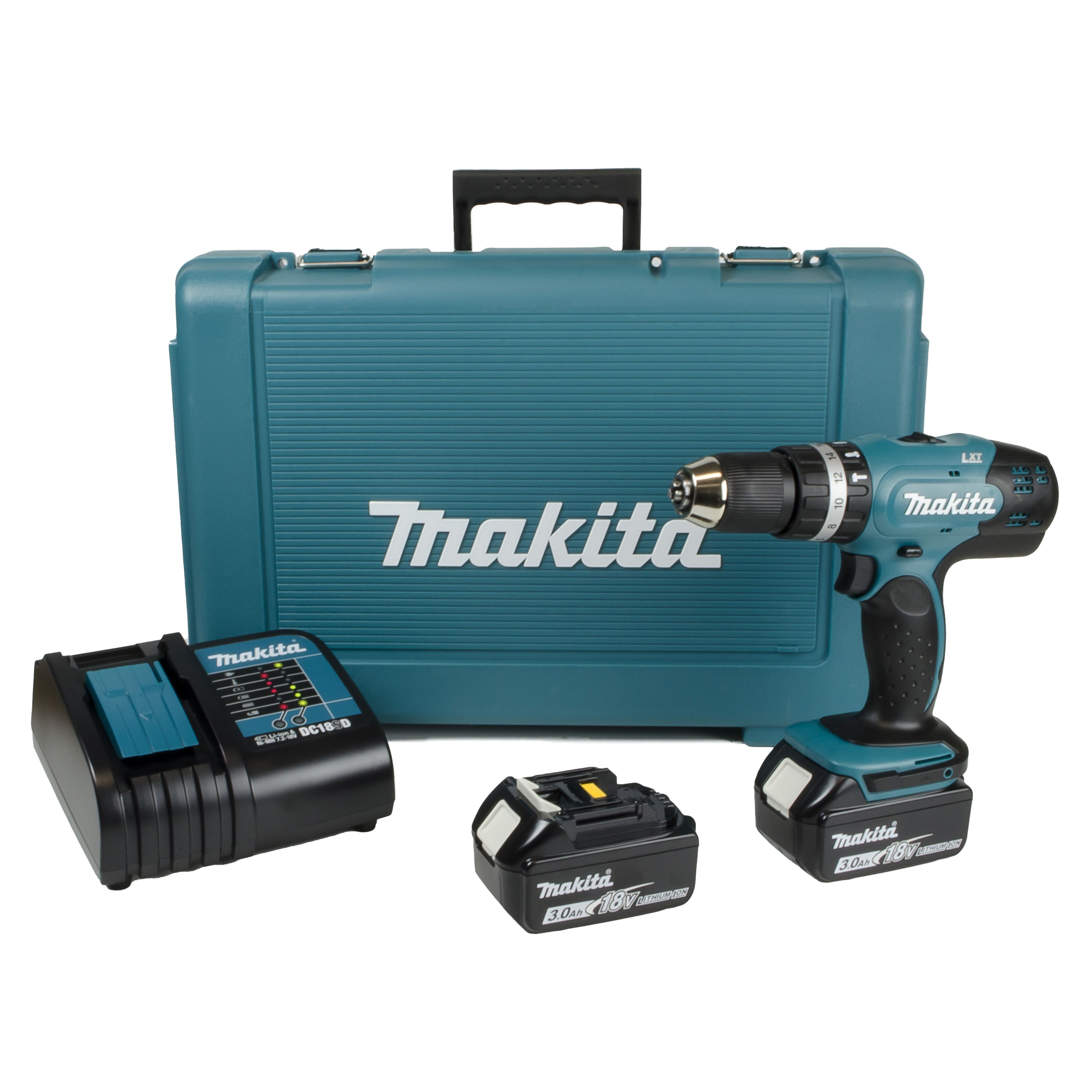 Makita 18V 2 X 3.0Ah Li-Ion Brushed Cordless Combi Drill Dhp453F001 | Compare The Build