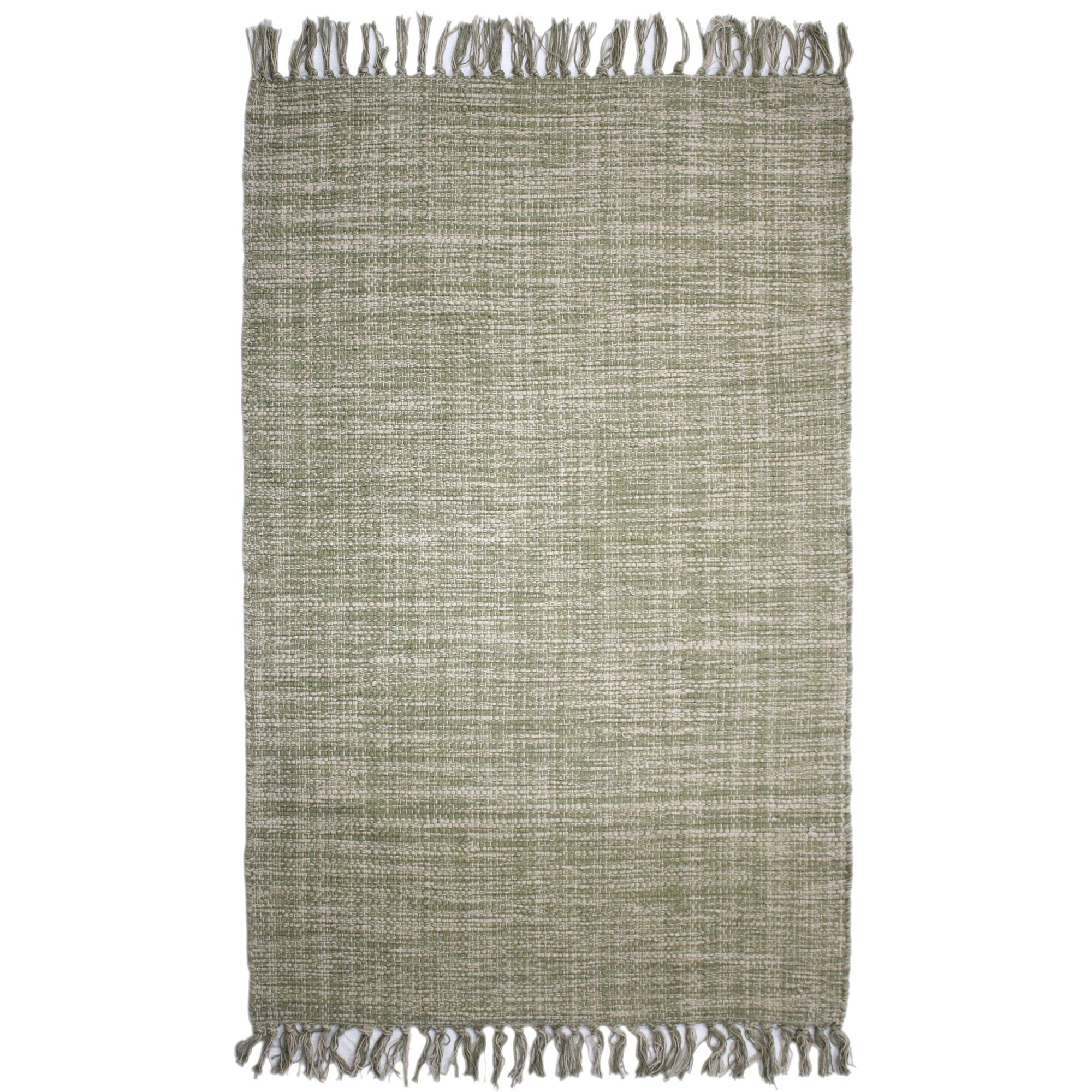 Lianna Textured Green Rug 120Cmx80Cm Price Comparisons | Compare The Build