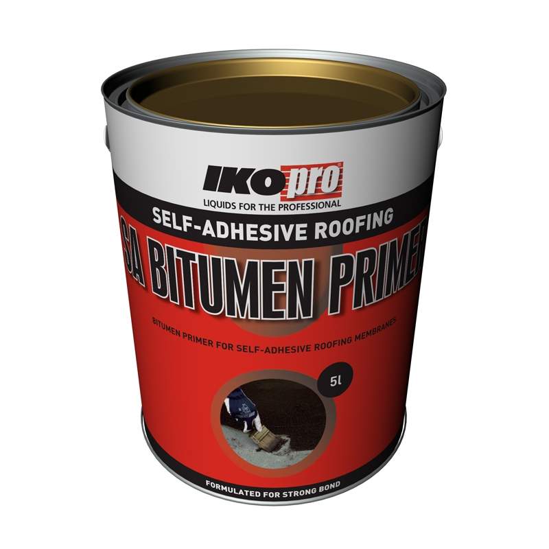 IKOpro Self-Adhesive Bitumen Primer for Roofing Felts - 5 Litres MW646415 Price Comparisons | Compare The Build