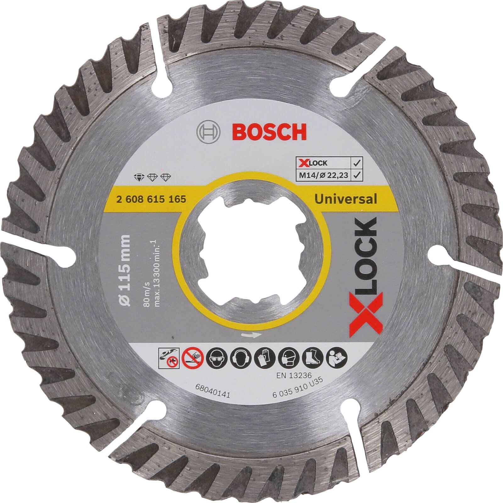 Bosch X Lock Standard Diamond Cutting Disc 115mm 1.6mm 22mm Price Comparisons | Compare The Build