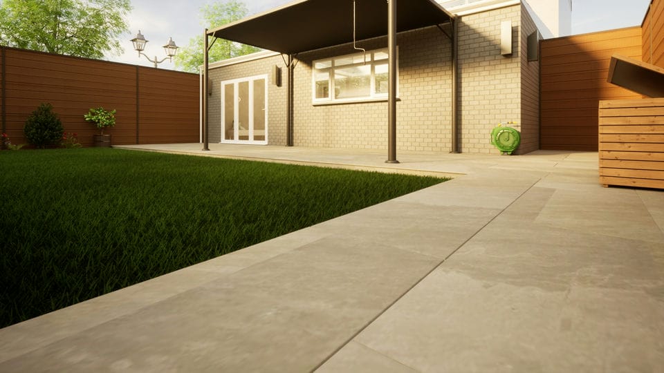 Porcelain Paving - 1200mm x 600mm x 20mm Kandla Grey Price Comparisons | Compare The Build