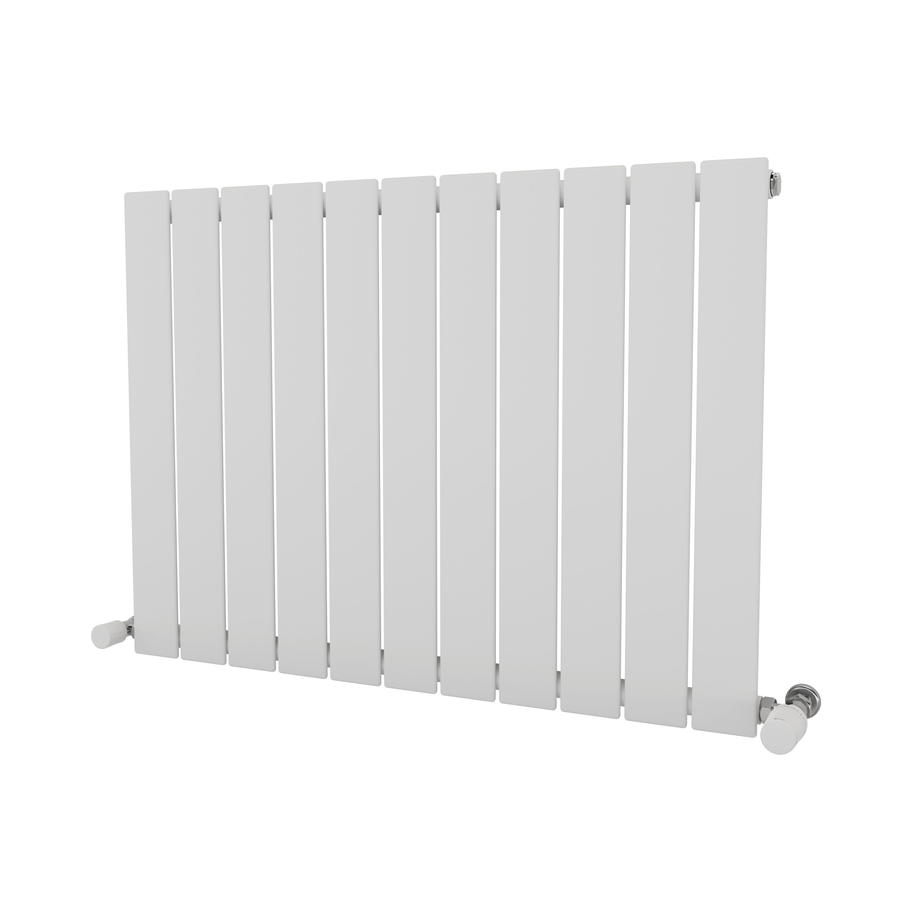 Ximax Vertirad Satin White Horizontal Designer Panel Radiator, (W)820mm X (H)600mm | Compare The Build