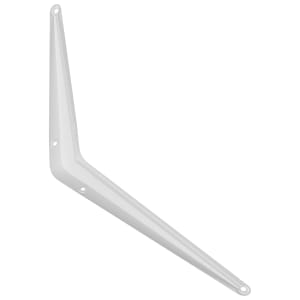 London White Shelf Bracket - 225 x 175mm | Compare The Build