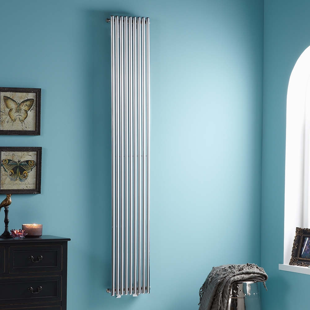 Towelrads Iridio Vertical Radiator, Chrome, 1800mm x 300mm Price Comparisons | Compare The Build