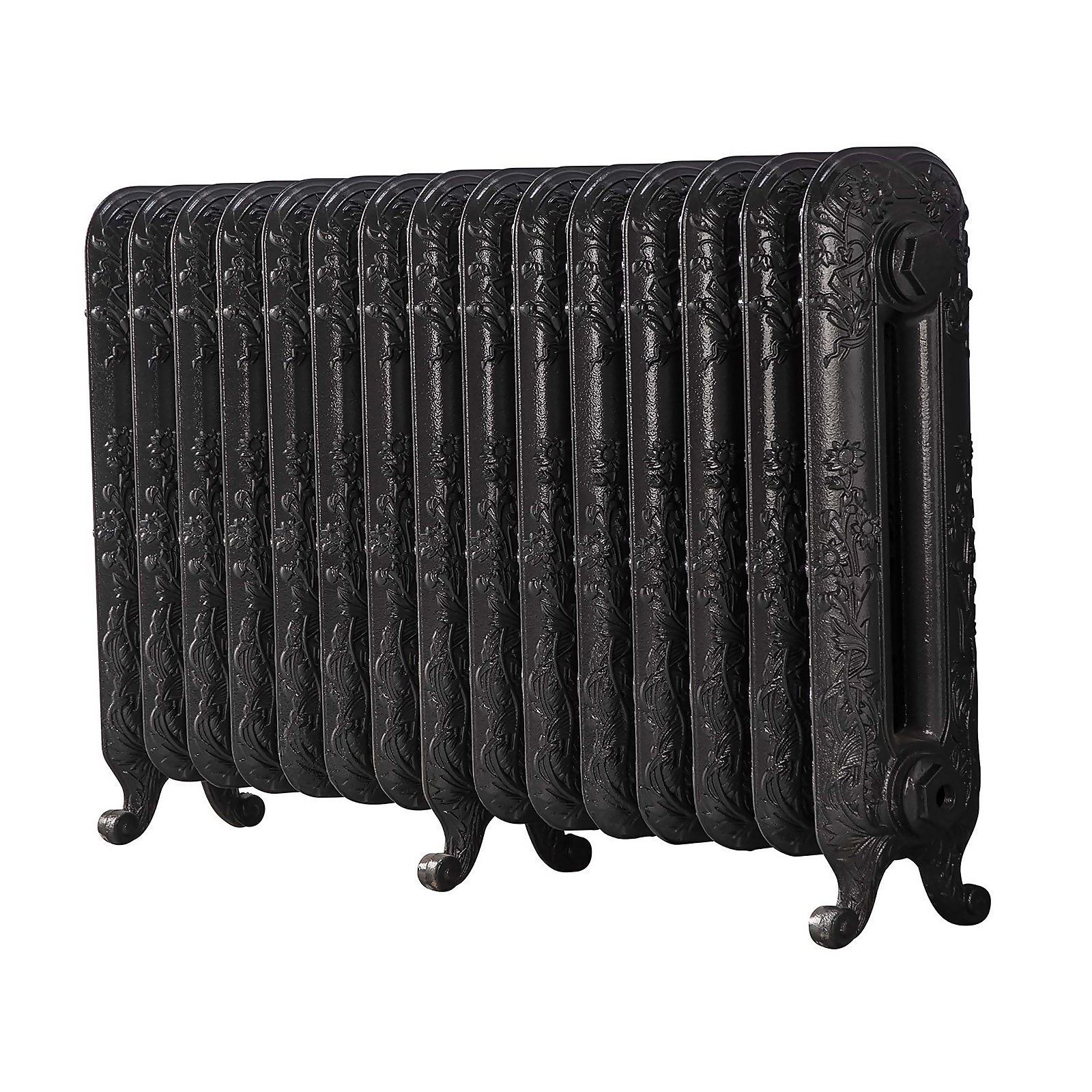 Arroll Cast Iron Radiator 1009 X 600 - Pewter Price Comparisons | Compare The Build