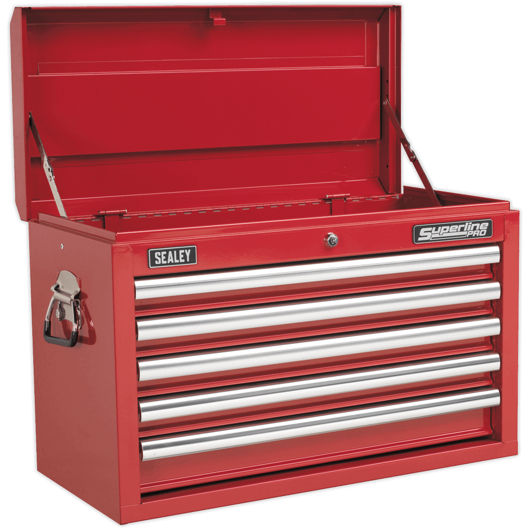 Sealey Superline Pro 5 Drawer Tool Chest Red Price Comparisons | Compare The Build