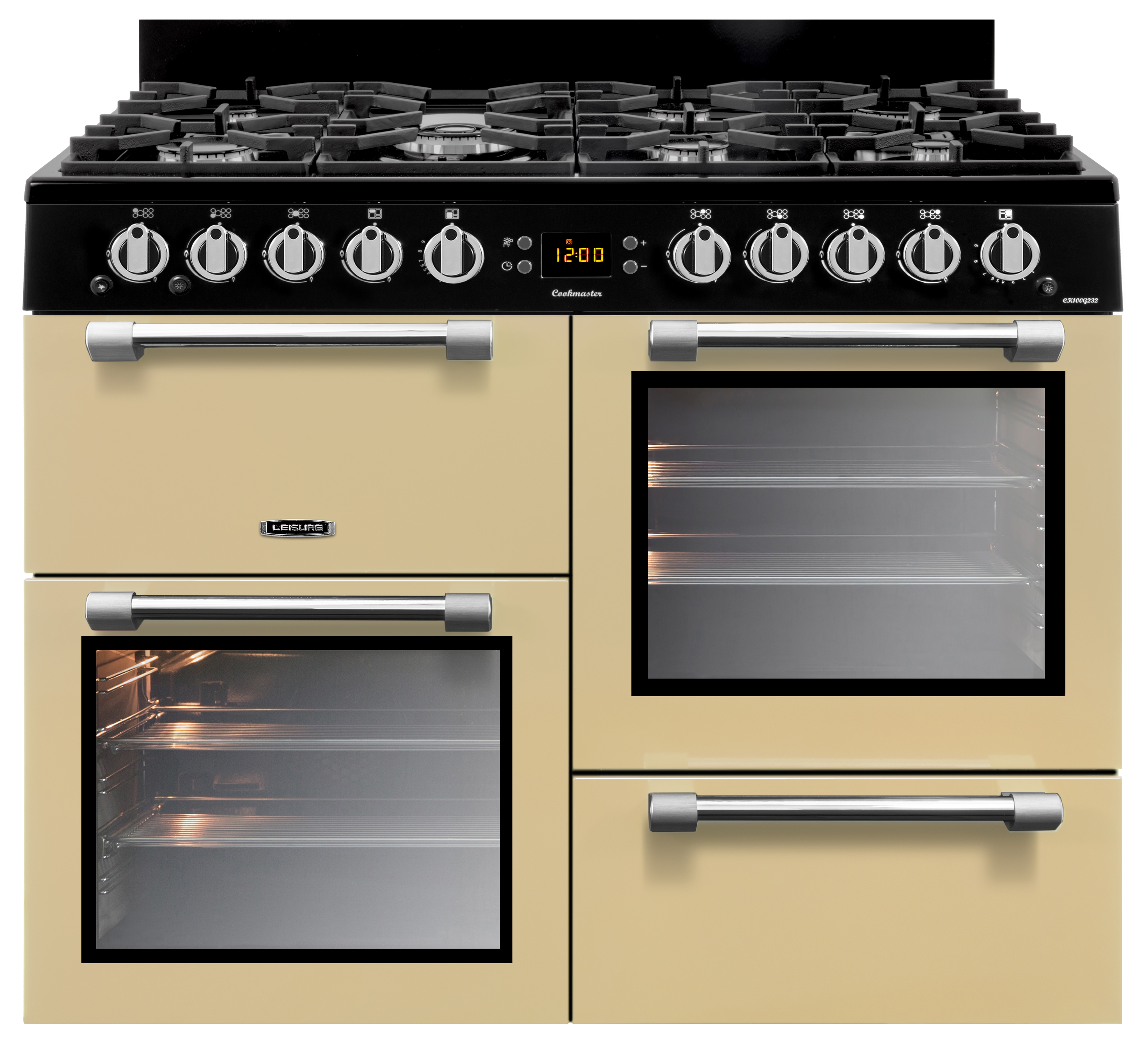 Leisure CK100G232C Cookmaster Gas Range Cooker Cream 100cm Price Comparisons | Compare The Build