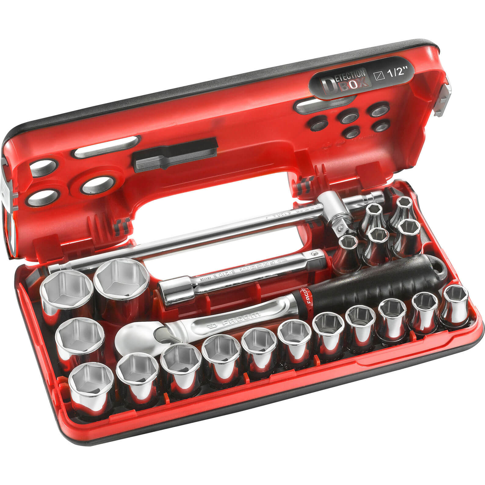 Facom 22 Piece 1/2" Drive Socket Set Metric in Detection Box 1/2" Price Comparisons | Compare The Build