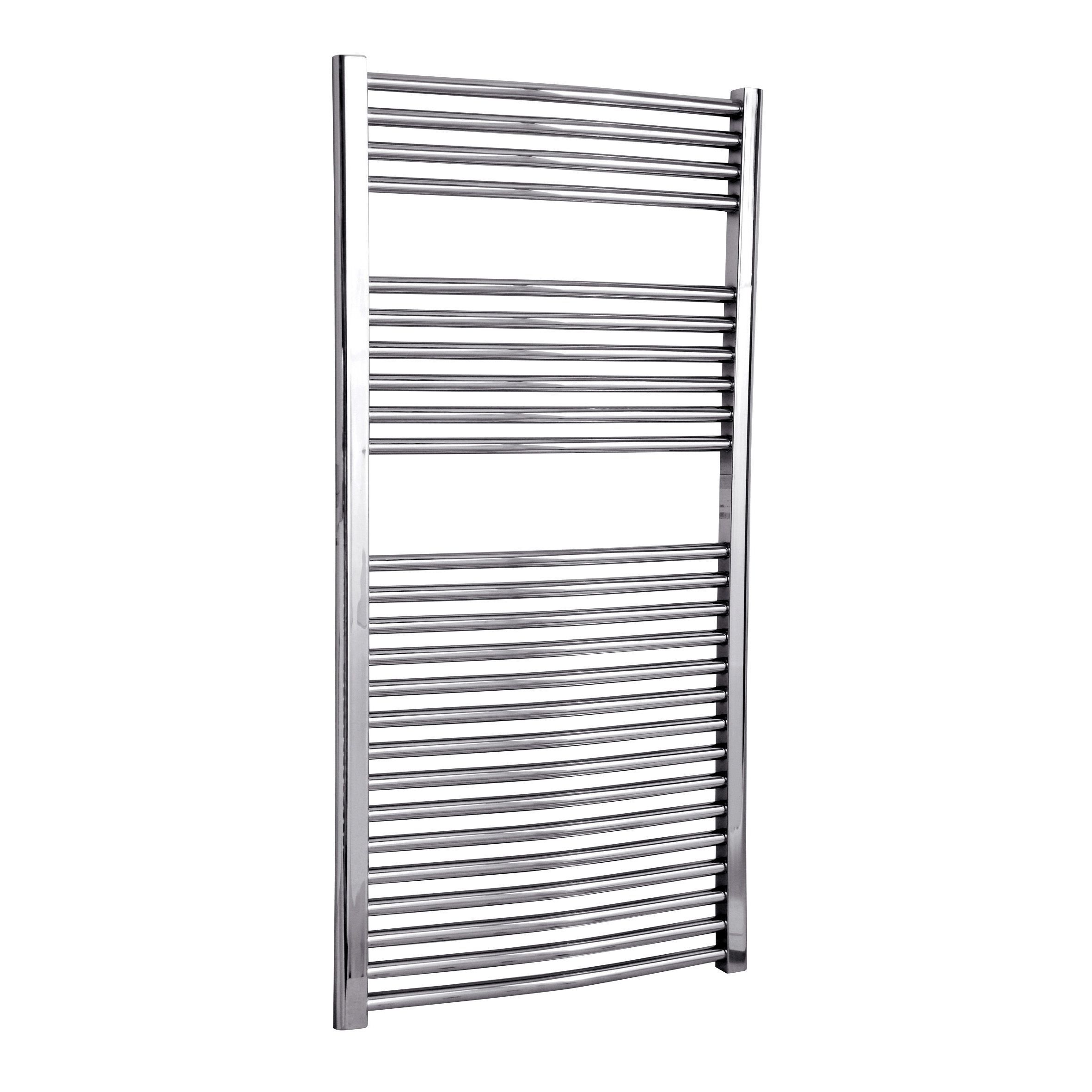 Flomasta 419W Electric Silver Towel Warmer (H)1200mm (W)600mm Price Comparisons | Compare The Build