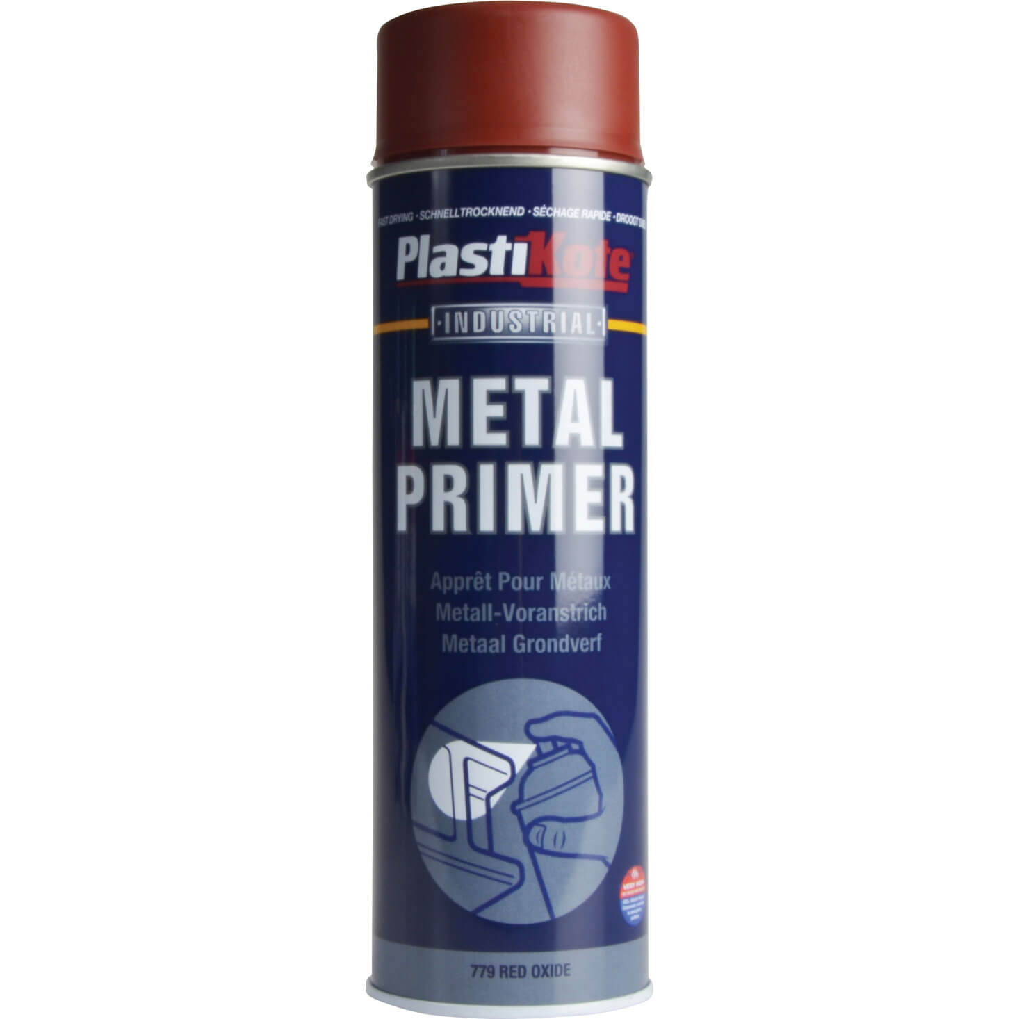 Plastikote Industrial Primer Aerosol Spray Paint Red 500ml Price Comparisons | Compare The Build