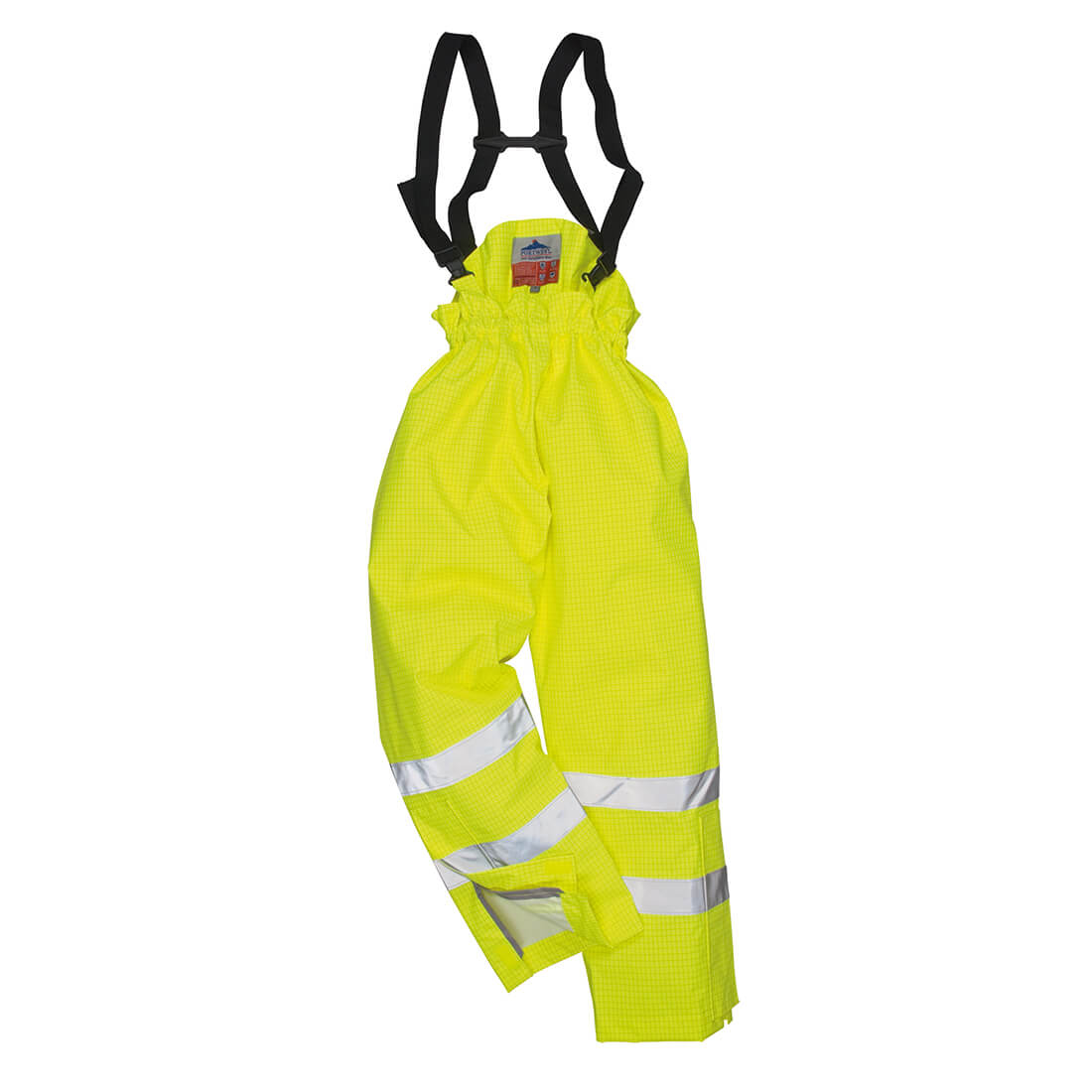 Biz Flame Hi Vis Flame Resistant Rain Lined Trousers Yellow L | Compare The Build