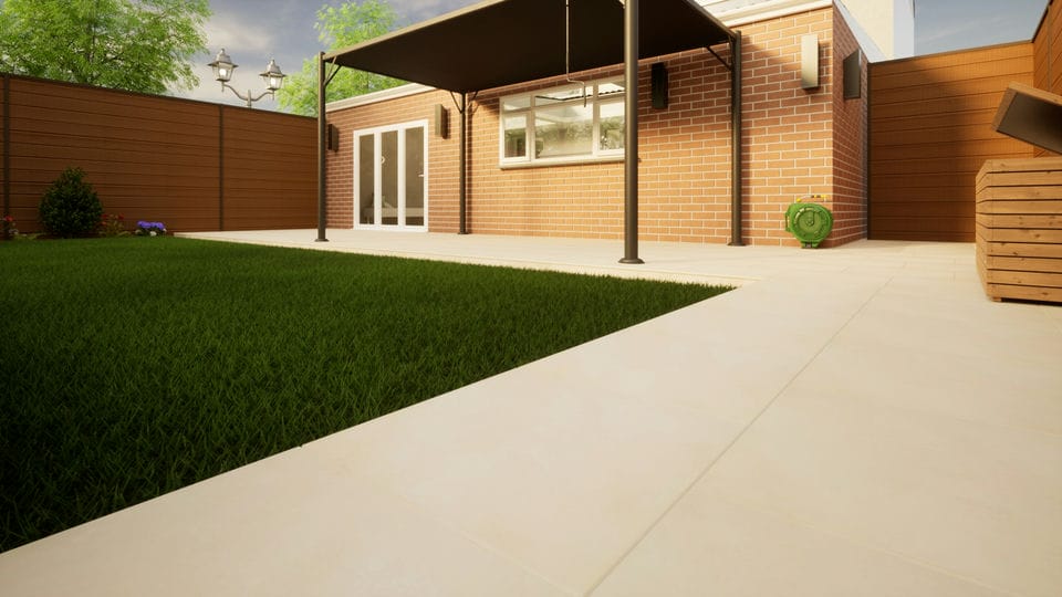 Porcelain Paving - 600mm x 600mm x 20mm Venetian Beige Price Comparisons | Compare The Build