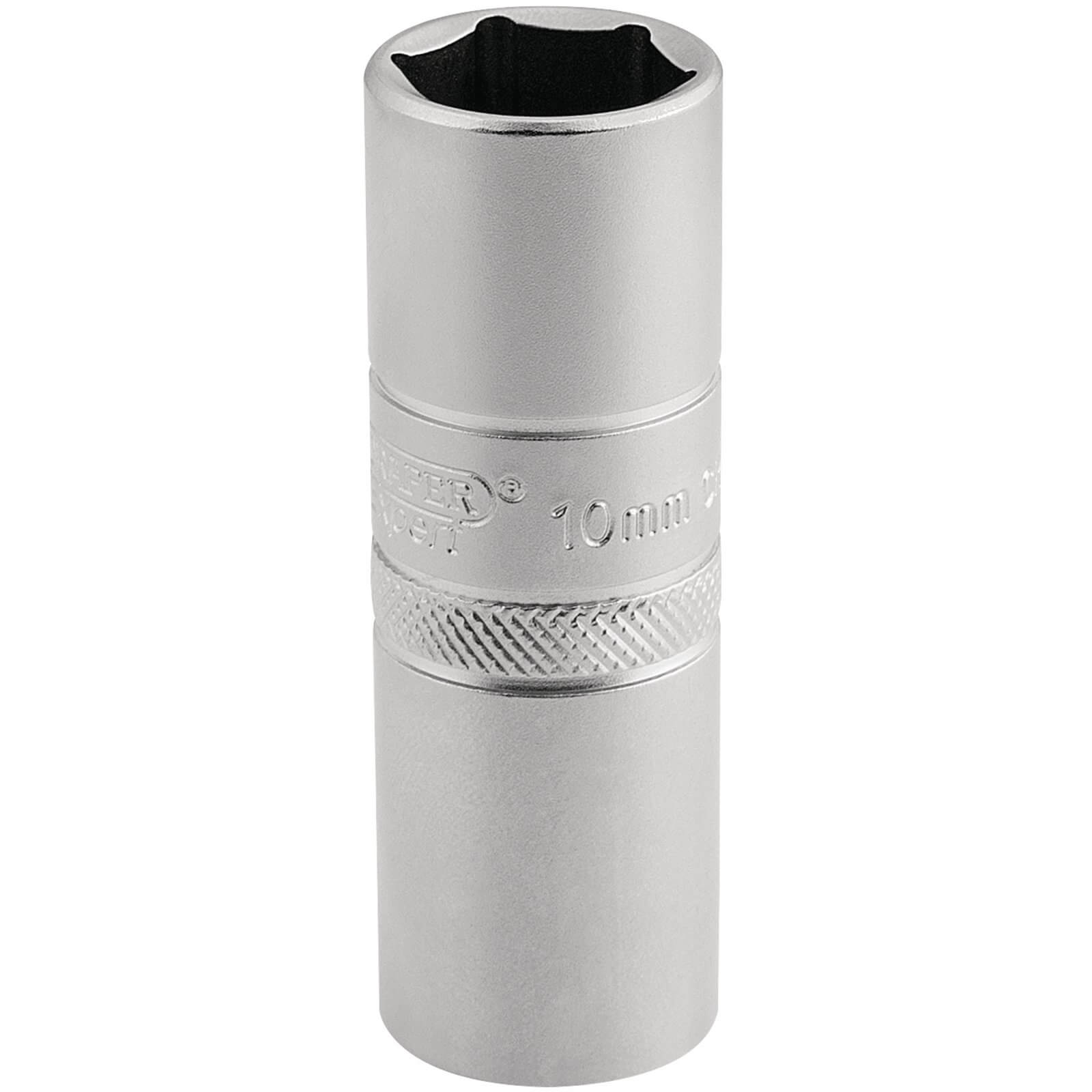 Draper 1/2" Drive Satin Chrome Hexagon Spark Plug Socket 3/8" 10mm Price Comparisons | Compare The Build