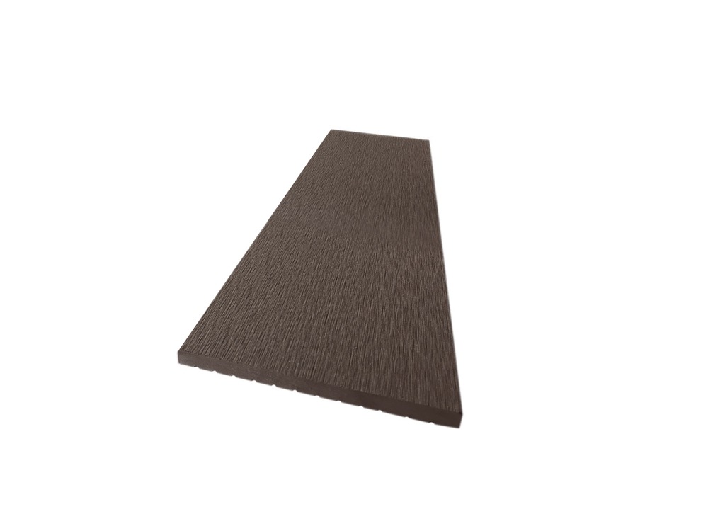 WPC Dueto Solid Fascia Plank Brown - 130mm x 10mm x 3600mm | Compare The Build