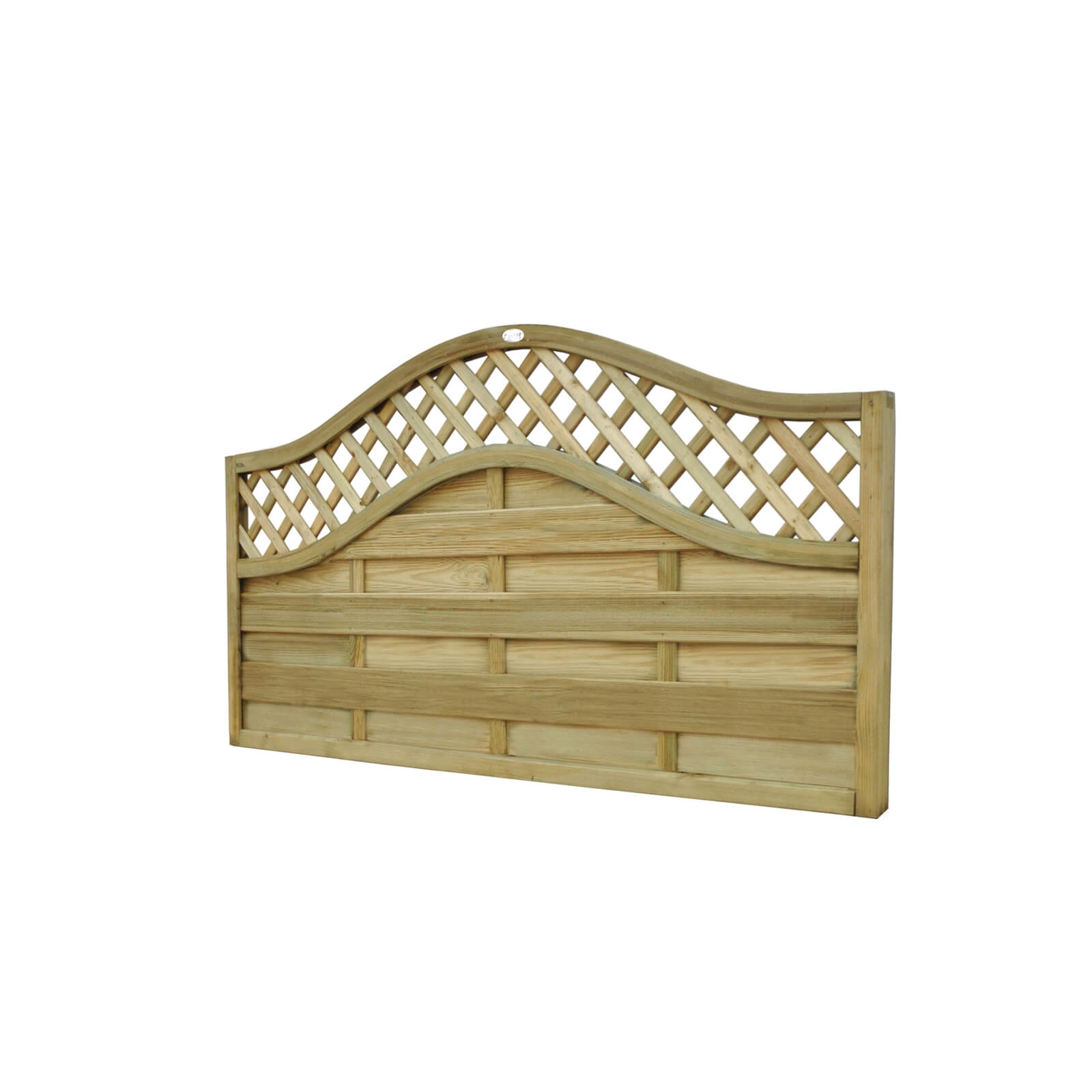 1.8m x 0.9m Pressure Treated Decorative Europa Prague Fence Panel - Pack of 5 | Compare The Build